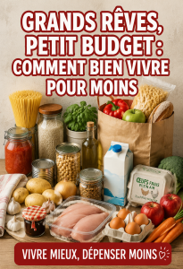 Une femme souriante profitant d'un moment paisible dans une jolie décoration à petit budget, représentant une vie épanouissante.