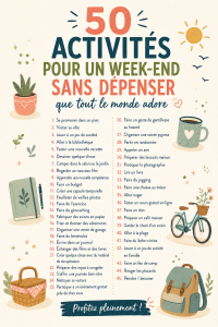 Activités gratuites et amusantes à faire en famille durant le week-end