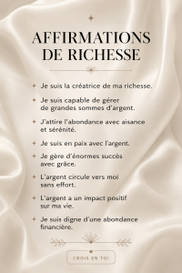 Une illustration d'une femme méditant en pleine nature, représentant la richesse intérieure.