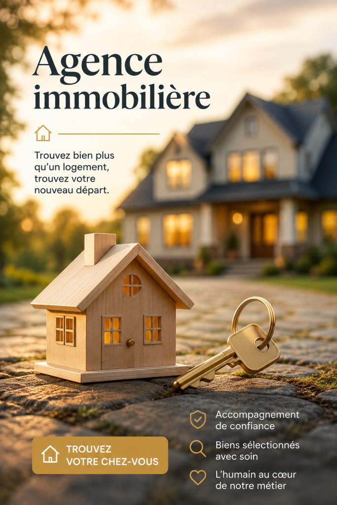 Femme consultant un agent immobilier dans une agence chaleureuse