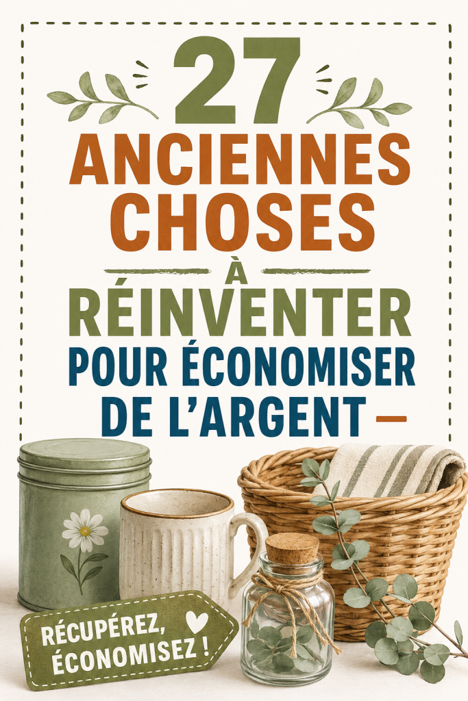 Une collection d'objets anciens réutilisés de manière créative pour décorer un intérieur.