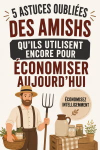 Image inspirante sur les méthodes d'économies à la manière des Amish.