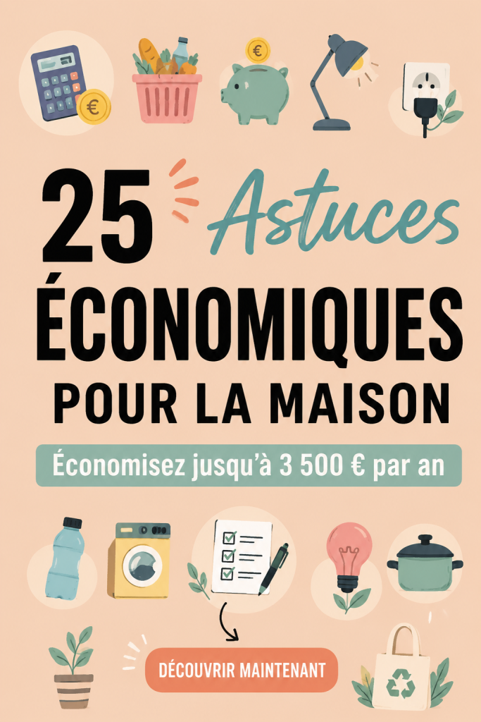 Astuce pour économiser de l'argent à la maison avec des conseils pratiques.