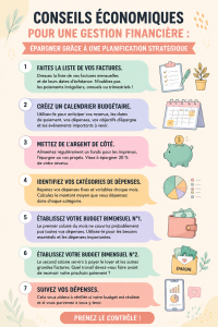 Femme souriante gérant ses finances à l'aide de son ordinateur