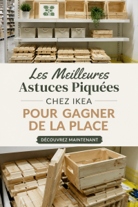 Intérieur d'une maison avec des solutions de rangement IKEA optimisées pour l'espace