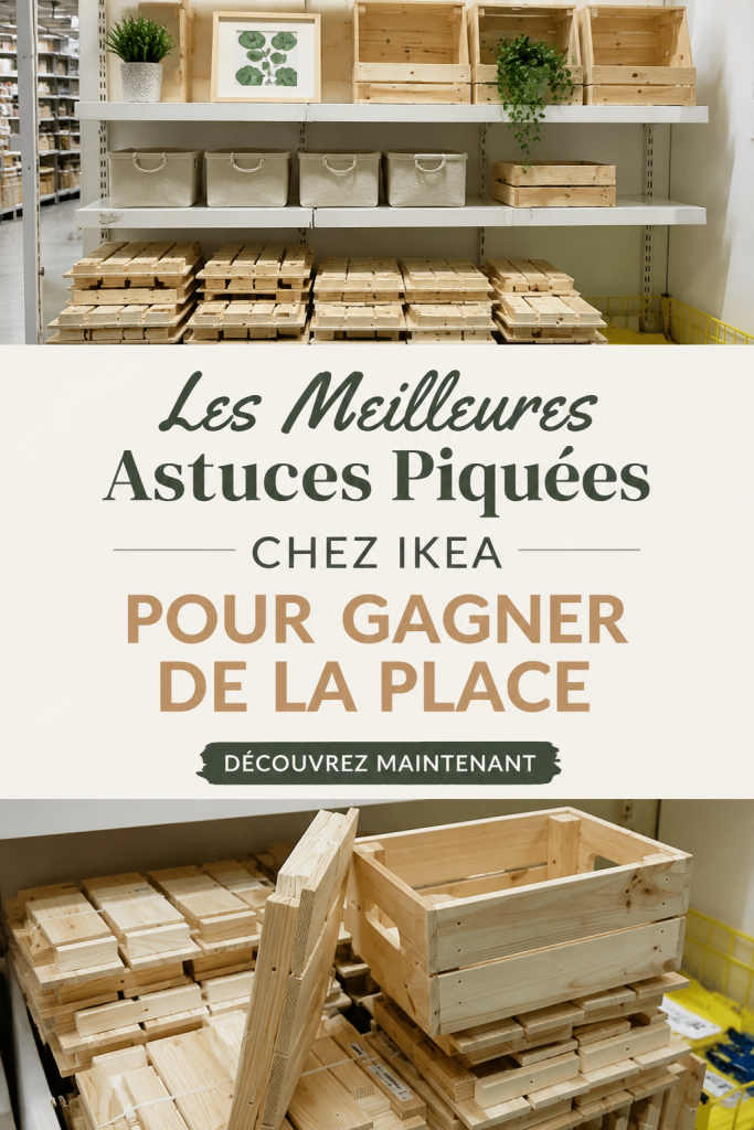 Intérieur d'une maison avec des solutions de rangement IKEA optimisées pour l'espace