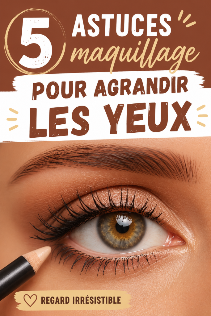 Femme appliquant du maquillage pour agrandir ses yeux avec des techniques coréennes.