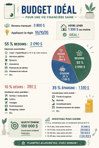 Mise en place d'un budget idéal de 3 800 € par mois pour les finances personnelles