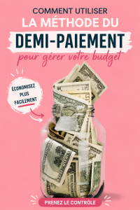 Femme appliquant la méthode du budget à deux paiements pour mieux gérer ses finances.
