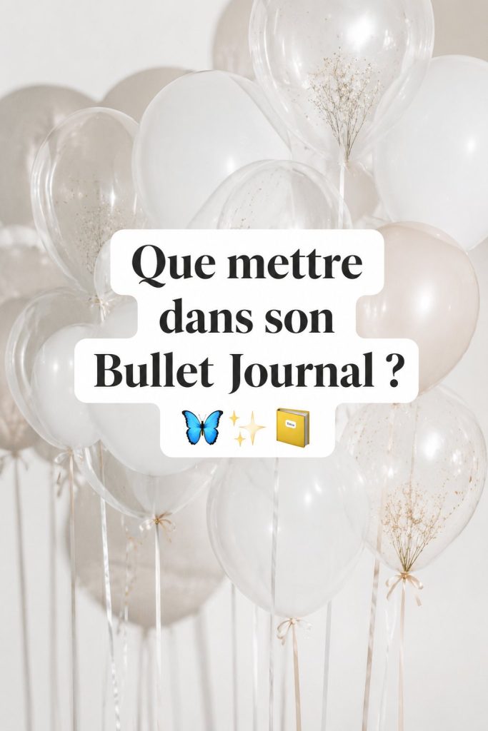Bullet Journal ouvert avec des pages colorées et créatives.