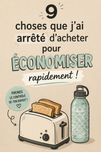 Illustration d'une femme réfléchissant à ses choix d'achat pour économiser de l'argent.