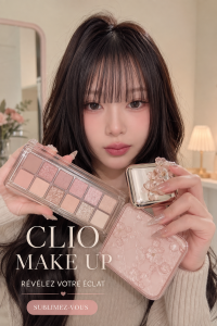 Gamme de produits CLIO MAKEUP pour un beau maquillage coréen