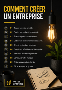 Femme réfléchissant à un plan d'affaires pour créer son entreprise