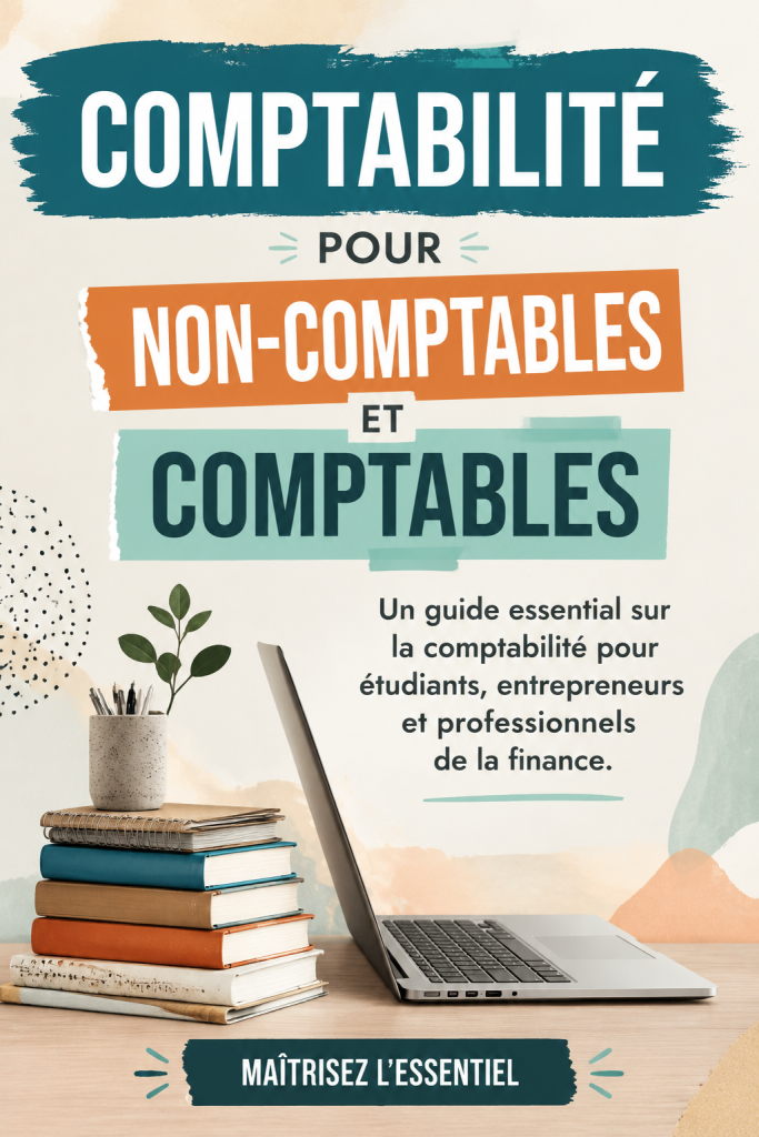 Illustration d'une femme concentrée sur des documents comptables, représentant la comptabilité pour tous.