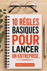Femme souriante consultant des documents pour son entreprise en démarrage.