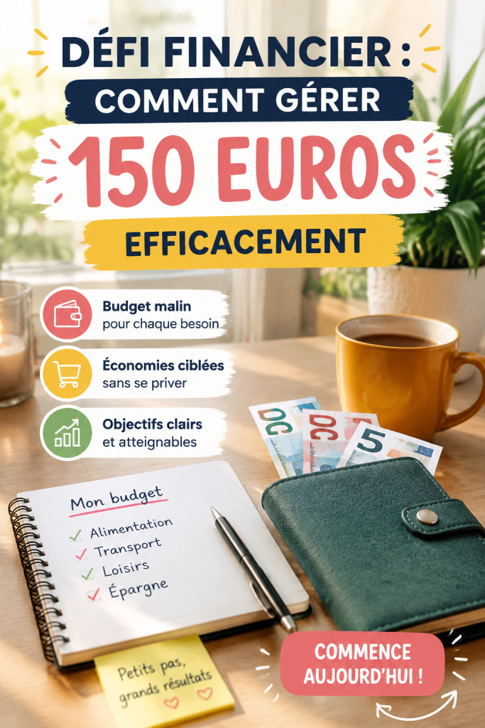 Une femme souriante réfléchissant à la gestion de son budget
