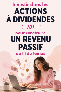 Femme lisant un livre sur l'investissement en dividendes d'actions