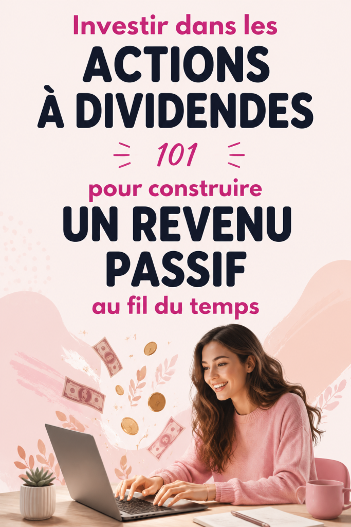 Femme lisant un livre sur l'investissement en dividendes d'actions