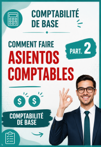 Femme d'affaires souriante regardant un ordinateur portable en écrivant des notes comptables.