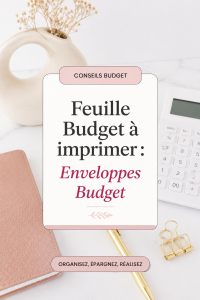 Image d'une collection d'enveloppes à imprimer pour la gestion du budget.