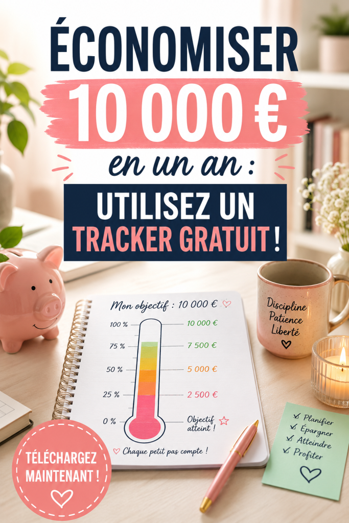 Femme utilisant un tracker d'épargne sur son smartphone