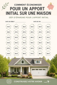 Femme souriante regardant un calendrier avec des objectifs d'épargne pour une maison, illustrant l'idée d'épargne immobilière.