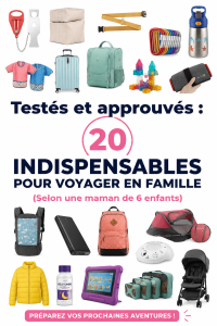 Une maman avec ses enfants préparant des bagages pour un voyage en famille