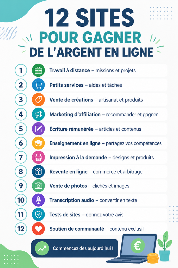 Femme utilisant un ordinateur portable pour explorer des sites en ligne pour gagner de l'argent