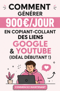 Femme utilisant un ordinateur pour partager des liens et gagner de l'argent en ligne.