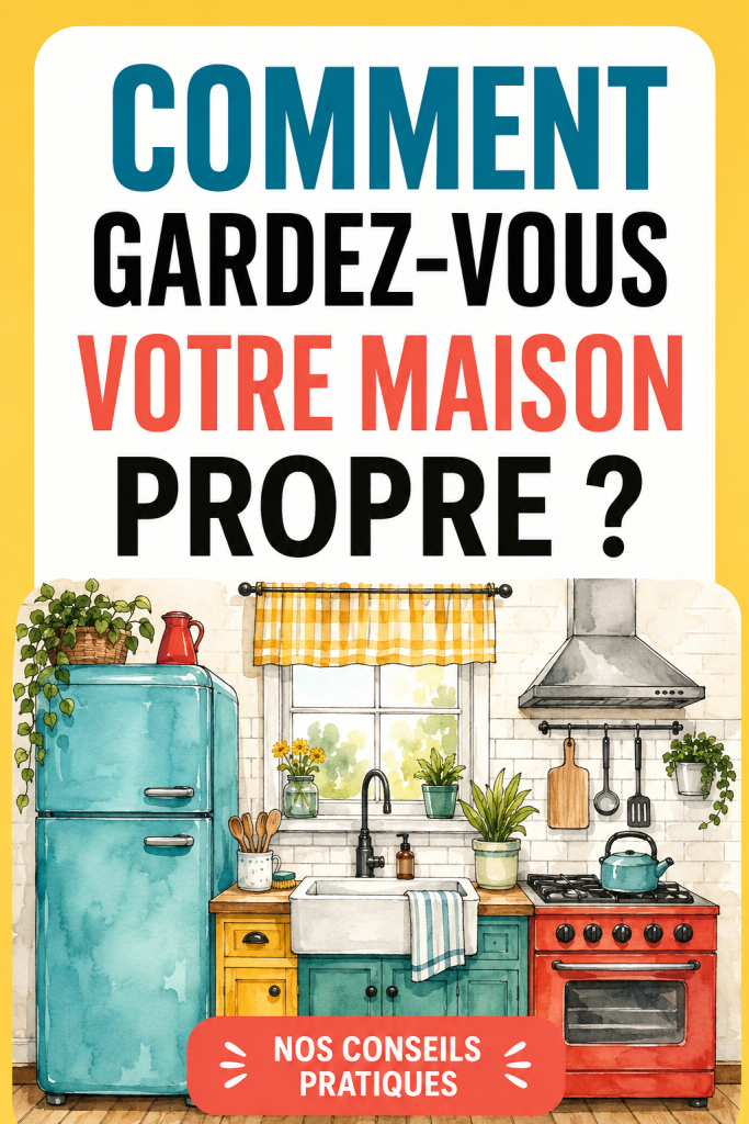Une maison propre et bien rangée, symbolisant un espace de vie serein.