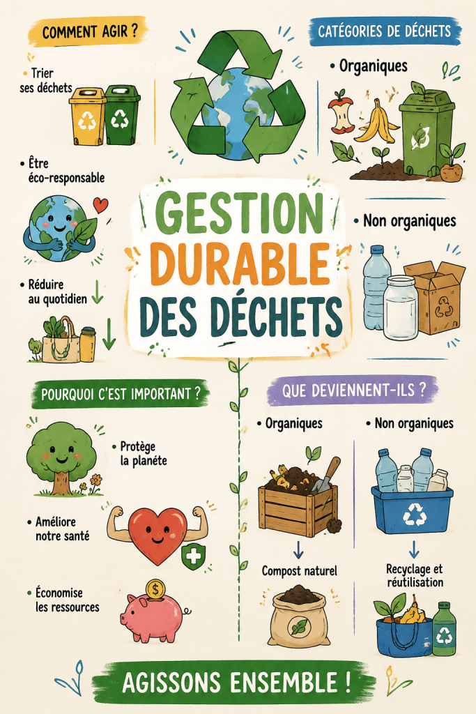 Femmes s'engageant dans la gestion durable des déchets