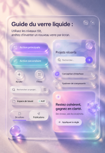 Application de verre liquide sur un écran de téléphone
