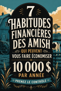Illustration de femmes réfléchissant à leurs finances avec un mode de vie inspiré des Amish.