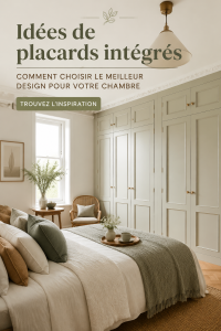 Dressing intégré moderne avec espaces de rangement optimisés
