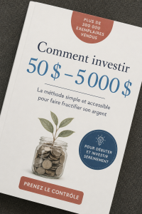Femme en train de consulter des options d'investissement simples à partir de 50 euros.