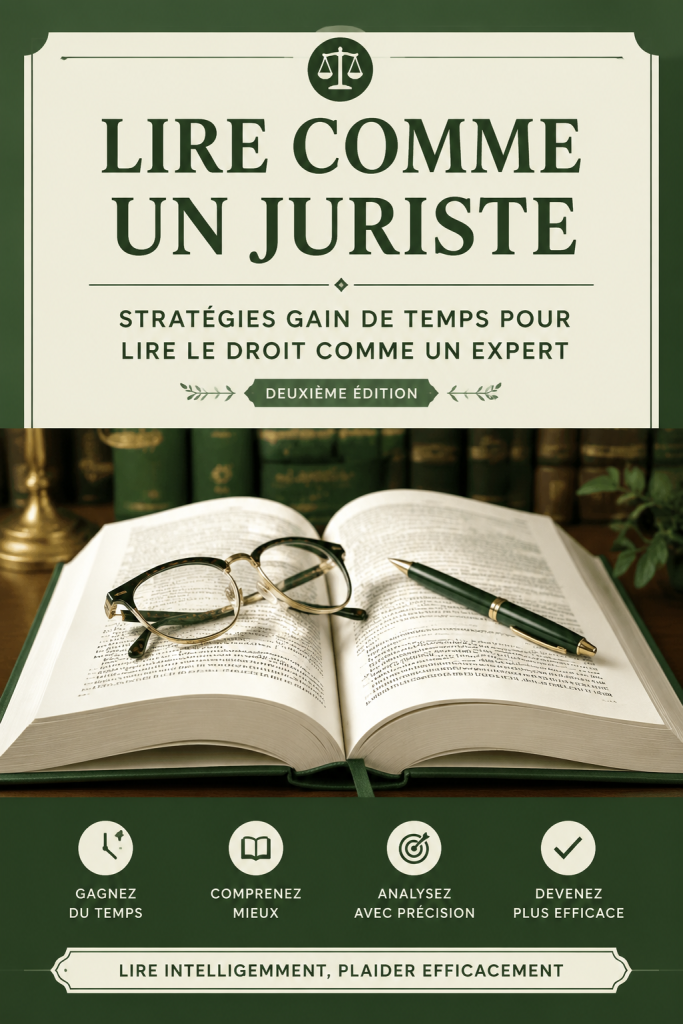 Une femme en train de lire attentivement des documents juridiques avec un bloc-notes