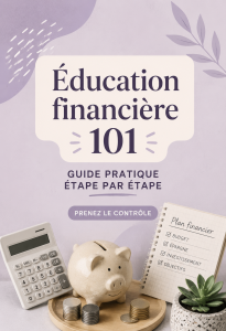 Visuel d'une femme utilisant un ordinateur pour gérer ses finances personnelles.