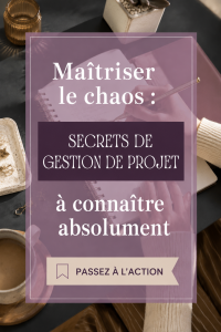 Femme organisant un projet avec des notes et un ordinateur, représentant la gestion de projet efficace
