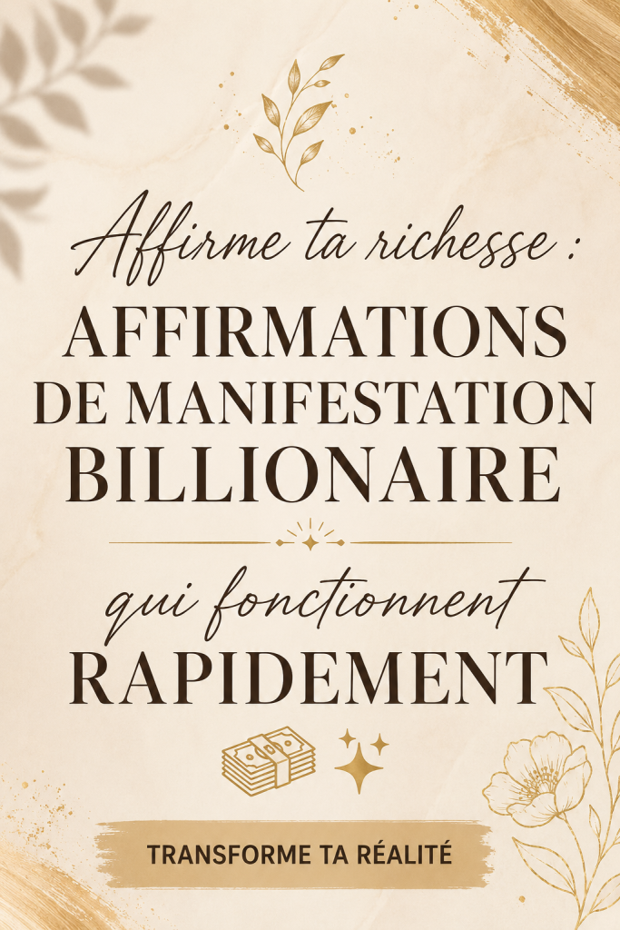 Des mots positifs pour manifester ses rêves