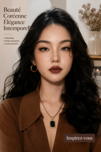 Un maquillage des yeux coréen avec des ombres à paupières aux couleurs vives et une application parfaite.