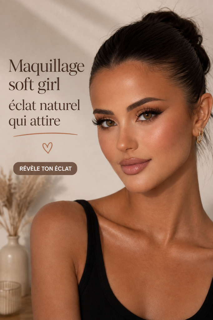 Maquillage doux inspiré du style coréen avec un éclat naturel