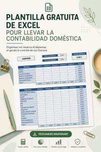 Modèle Excel gratuit pour suivre un budget familial illustré sur un ordinateur.