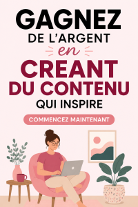Femme utilisant Pinterest pour créer et partager du contenu.