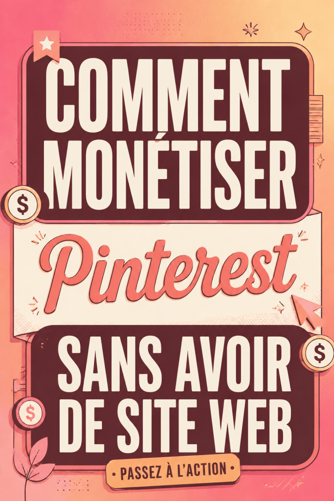 Monétiser Pinterest sans site web est possible grâce à des stratégies simples et efficaces.