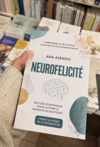 Concept de neuro-félicité exploré par Ana Asensio, illustrant le bonheur et le bien-être mental.