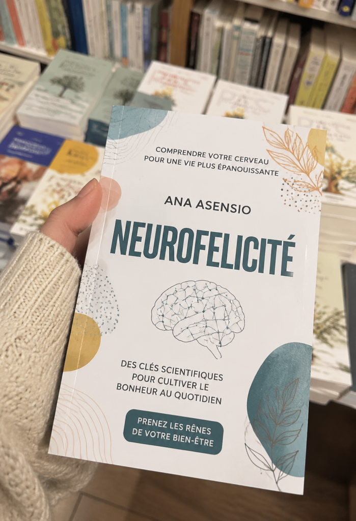 Concept de neuro-félicité exploré par Ana Asensio, illustrant le bonheur et le bien-être mental.
