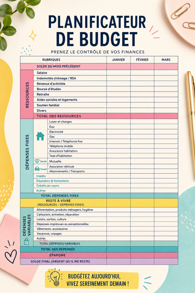 Femme souriante utilisant Excel pour organiser son budget sur son ordinateur