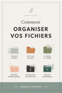 Bureau bien organisé avec des dossiers triés et étiquetés, symbole de productivité