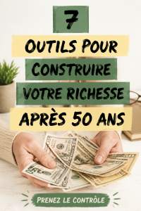 Femme souriante en train de consulter des documents financiers à son bureau, symbolisant la gestion de patrimoine après 50 ans.