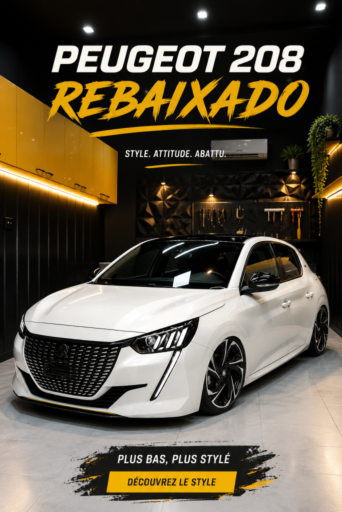 Peugeot 208 avec un design modernisé et personnalisé